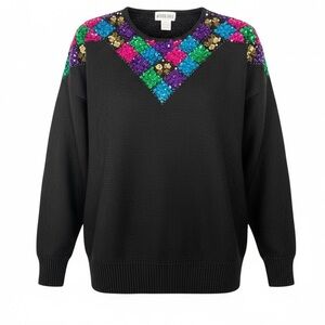 Victoria Jones sequin sweater